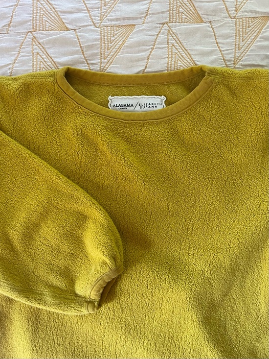 Elizabeth Suzann Tops - Elizabeth Suzann x Alabama Chanin Organic Cotton Fleece Billie Sweatshirt XS